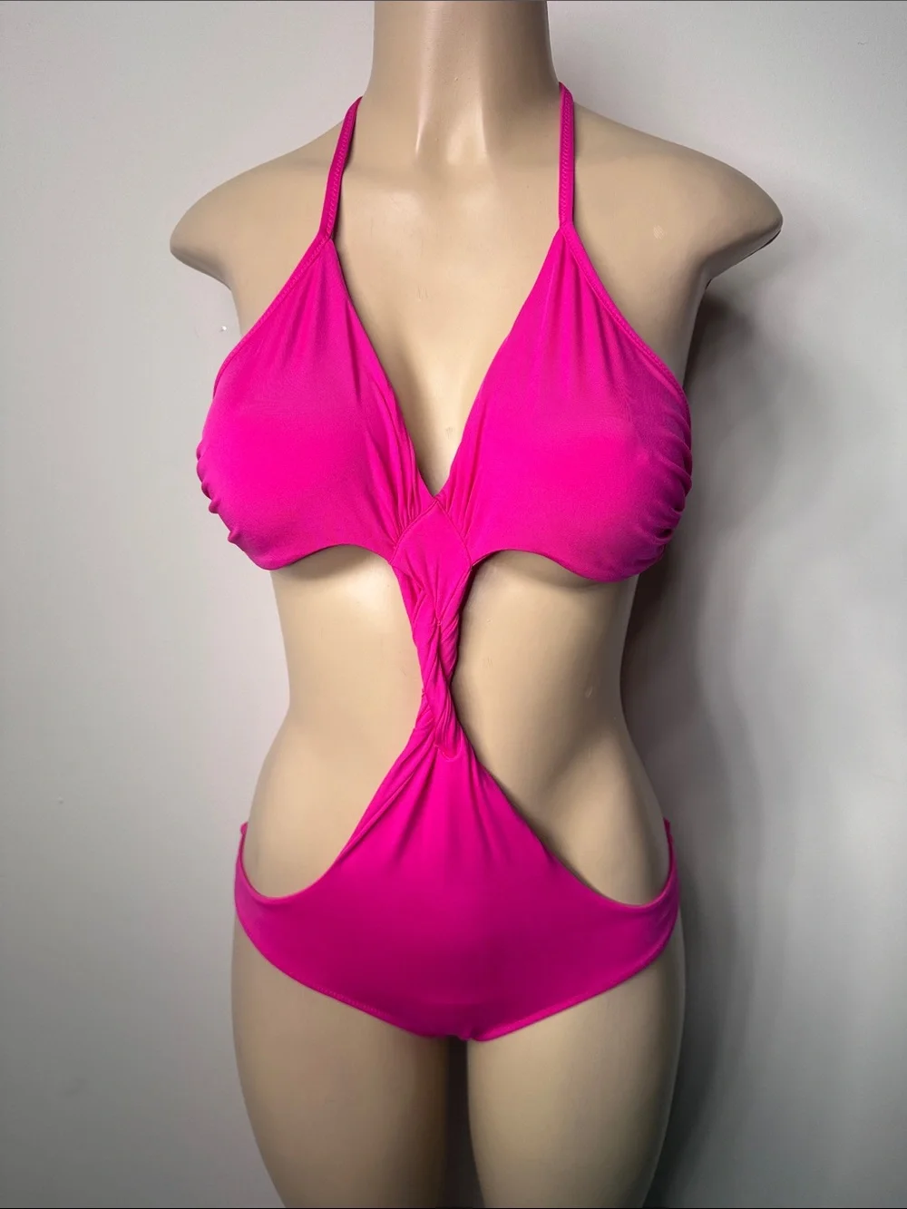 La Perla Fuchsia Pink Cutout One-Piece Swimsuit